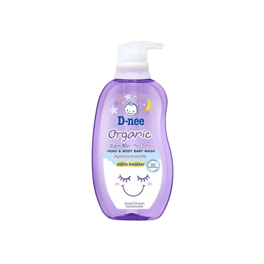 D-nee Organic Head & Body Baby Wash Smile Booster 380ml