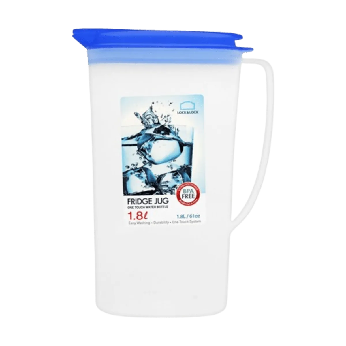 ONE TOUCH FRIDGE JUG PP 1.8L