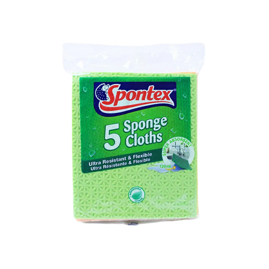 Spontex 5 Sponge Cloths