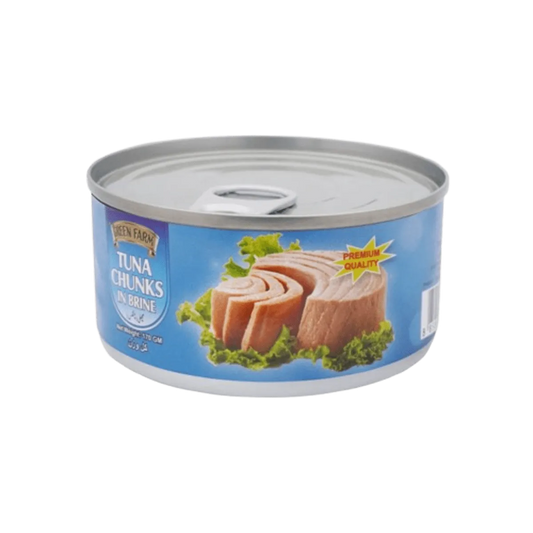 Green Farm Tuna Chunks In Brain 160g