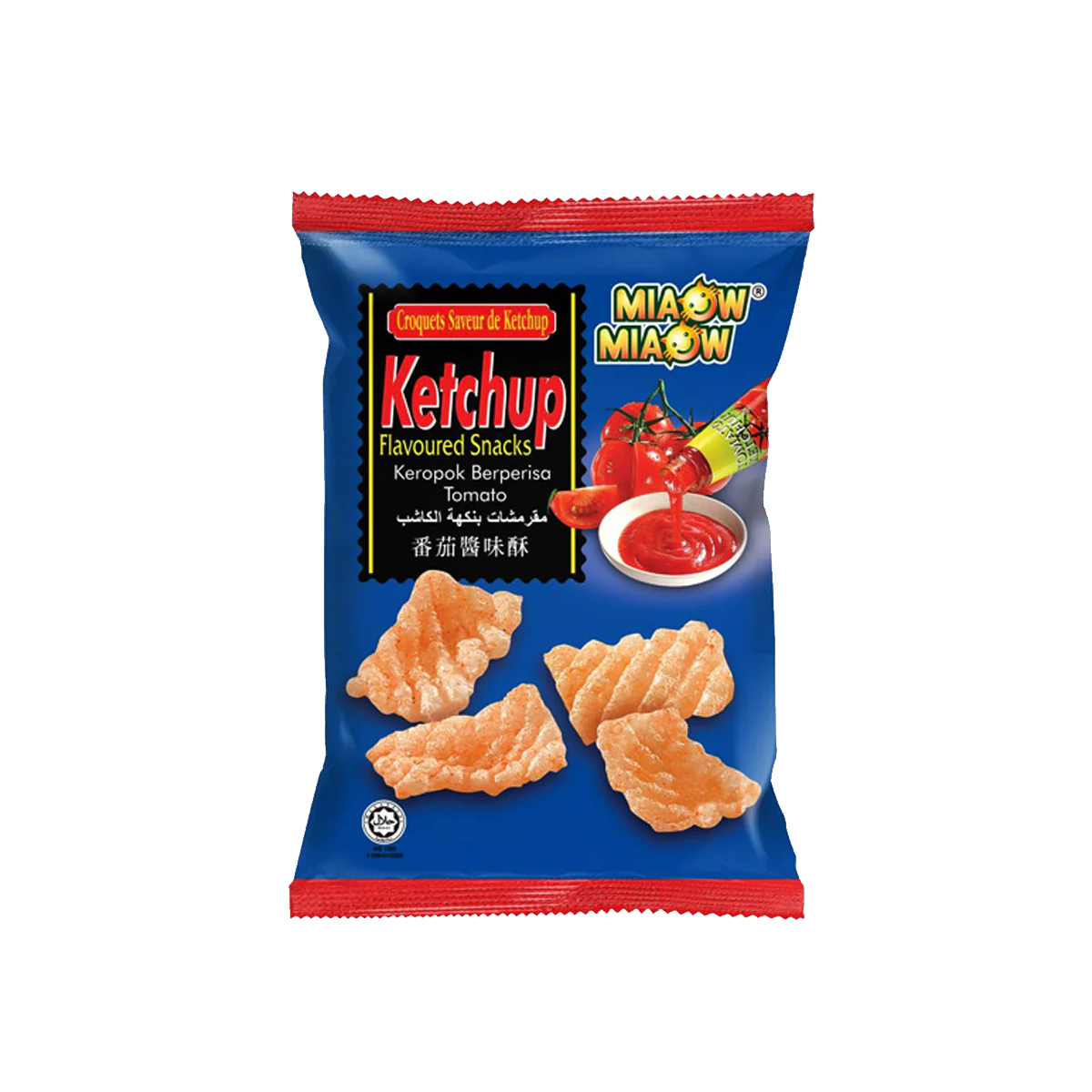 Miaow Flavoured Snacks Ketchup 70g