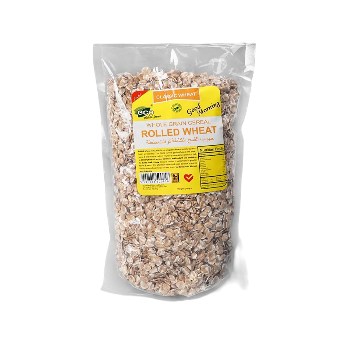 Eco Food Whole Grain Rolled Wheat 500g