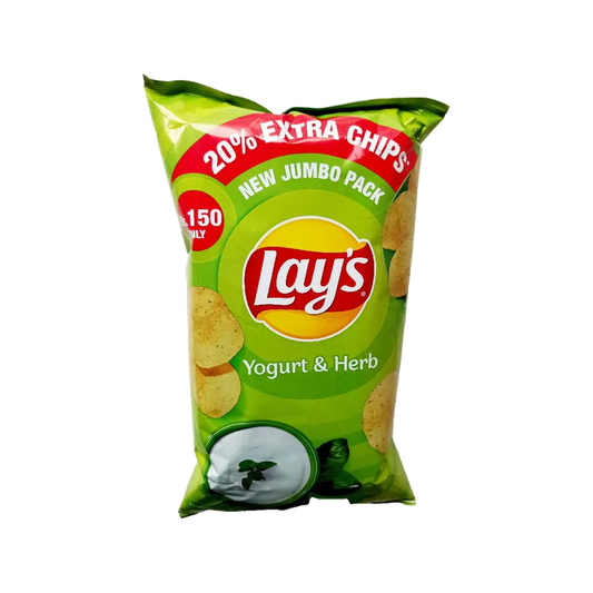 Local Lays Chips Yougurt & Herb 120G