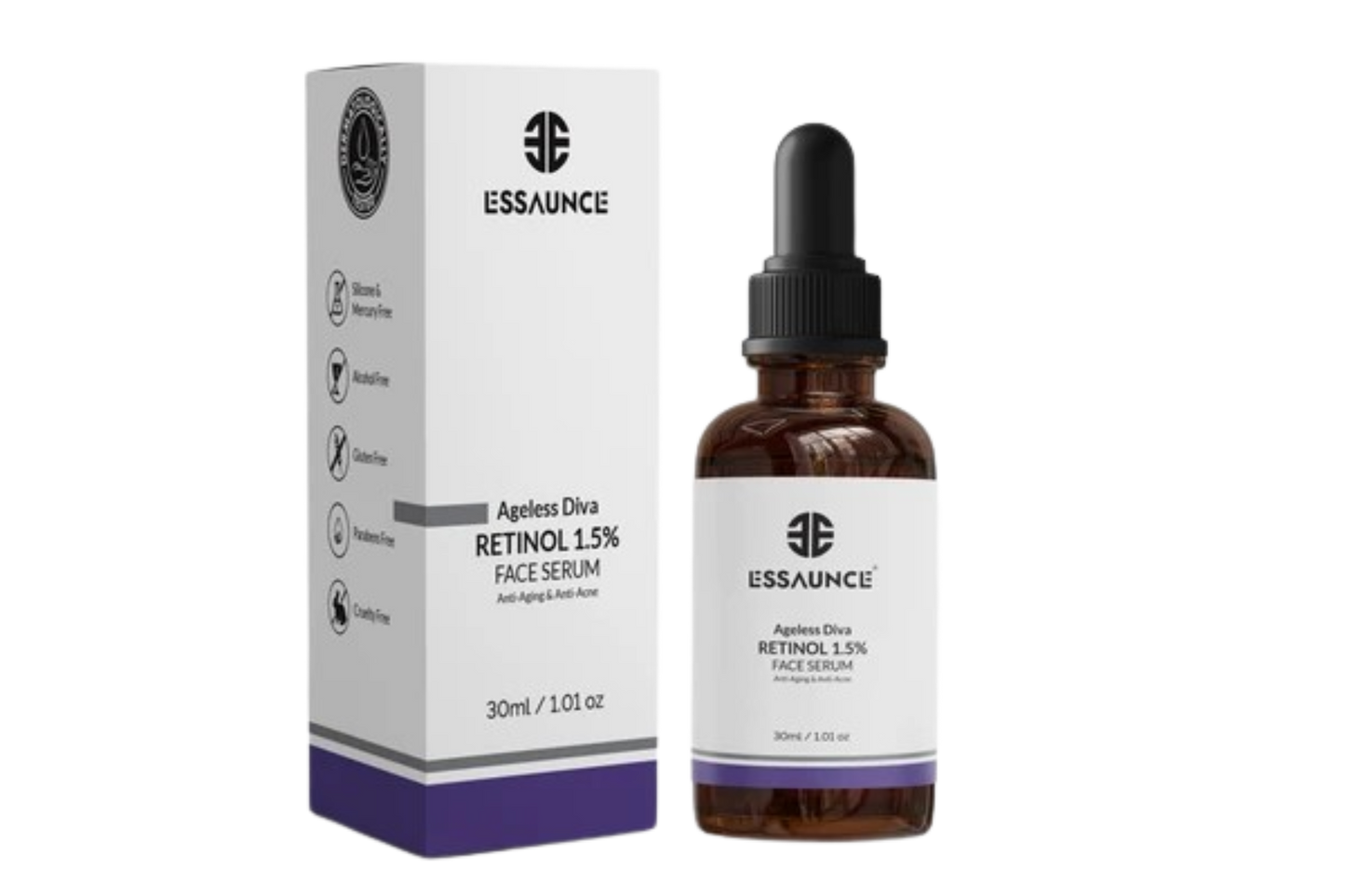 ESSAUNCE Ageless Diva Retinol 1.5% Face Serum