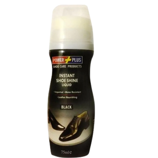 Power plus Shoe Polish Black 75ml
