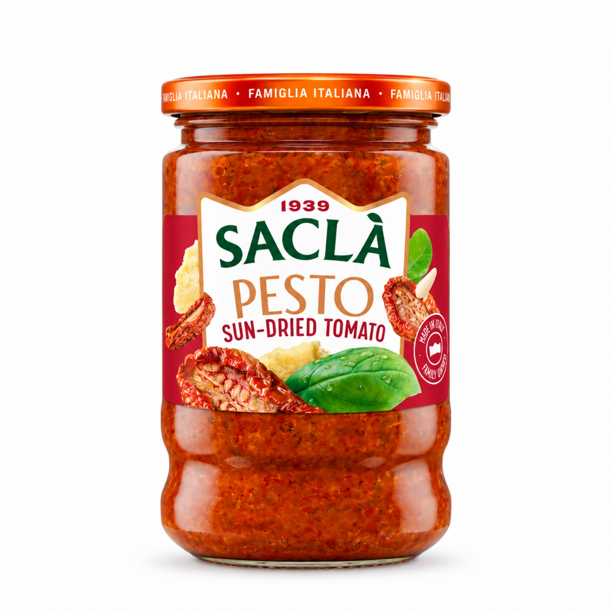 Sacla' Pesto Sun Dried Tomato 190g