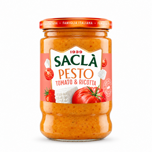 Sacla' Pesto Tomato & Ricotta 190g