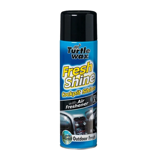 Turtle Wax Fresh Shine Cockpit Shine with Air Freshener Outdoor Fresh