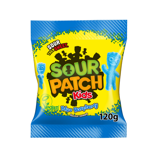 Sour Patch Kids Blue Raspberry Sweets 120g