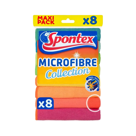 Spontex Microfibre Collection x8