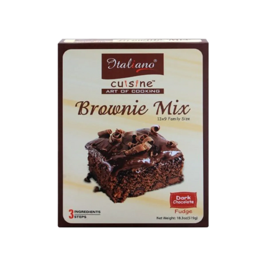 Italian Brownie MIx Family Size Dark Chocolate Gudge 519g