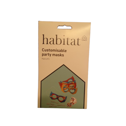 Sainsbury Habitat Party Mask 5s