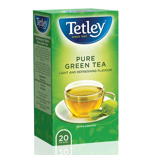Tetley pure green tea 50tbs