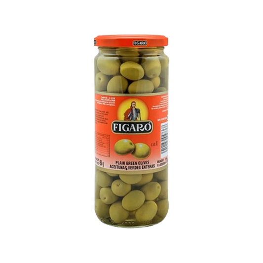 Figaro Green Olives Plain 450g