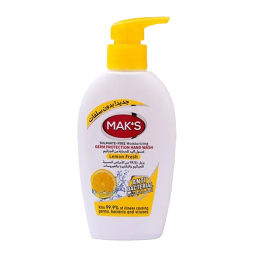 Maks Lemon Fresh Hand Wash 250ml