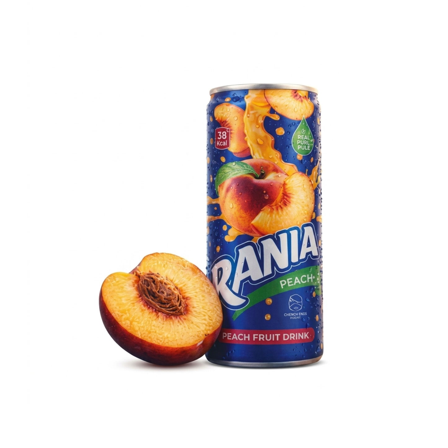 Rania Peach Diet Prepared with stevia Extract 100ml