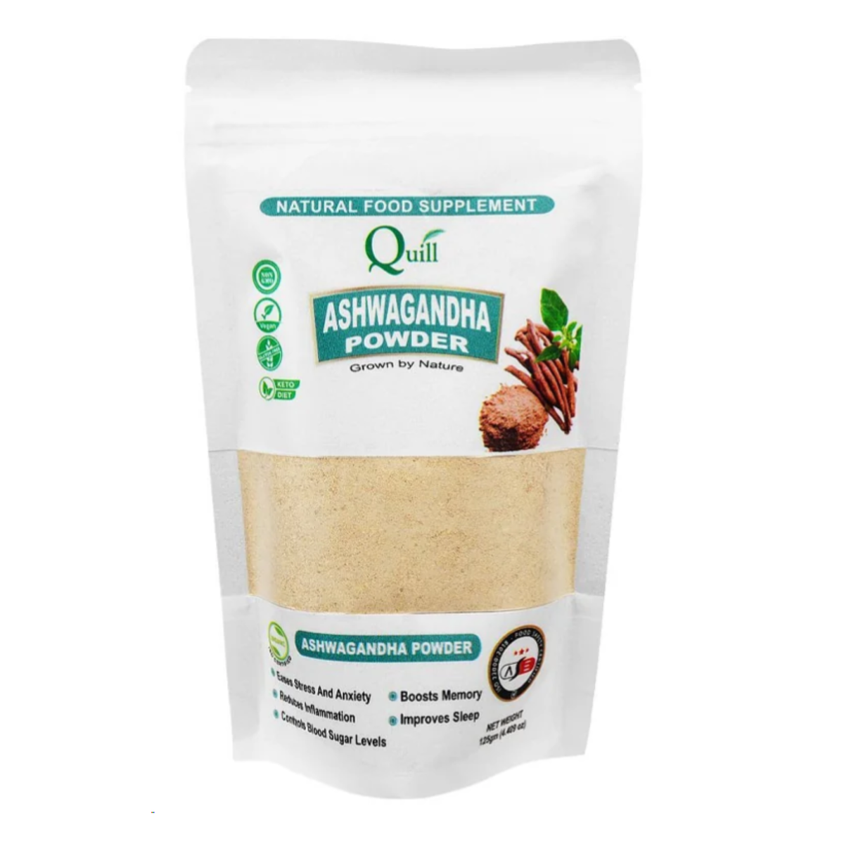 Quill Pure Ashwagandha Root Powder - 125g