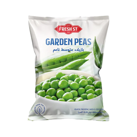 Fresh St Garden Peas 450G
