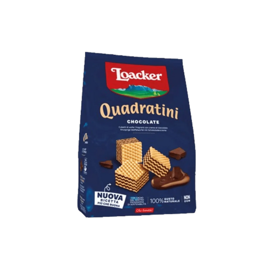 Loacker Quadratini Chocolate Wafer Biscuits