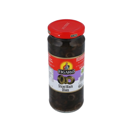 Figaro Black Olive Sliced 180g