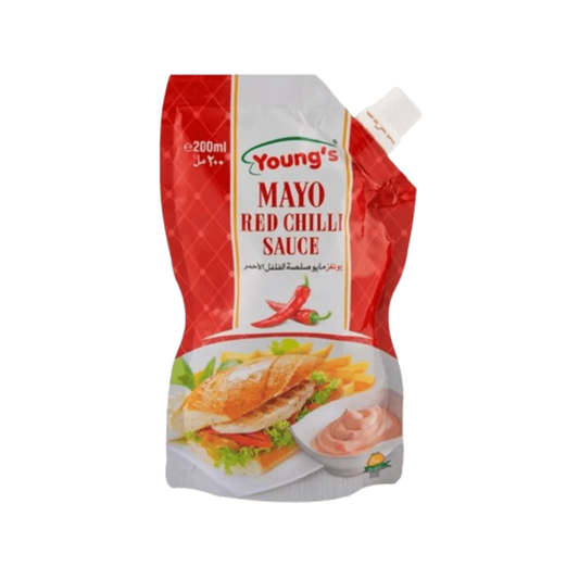 Youngs Mayo Red Chilli Sauce 200ml