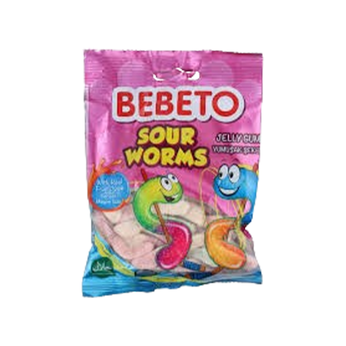 Bebeto sour worm jelly 80g