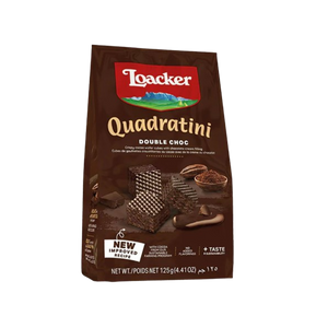 Loacker Quadratini Double Choc 125 g