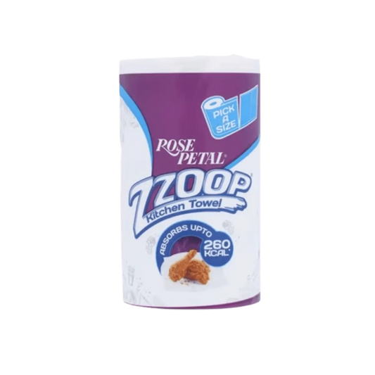 Rose Petal Kitchen Roll White