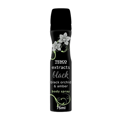 Tesco Extracts Female Bodyspray Black 75ml