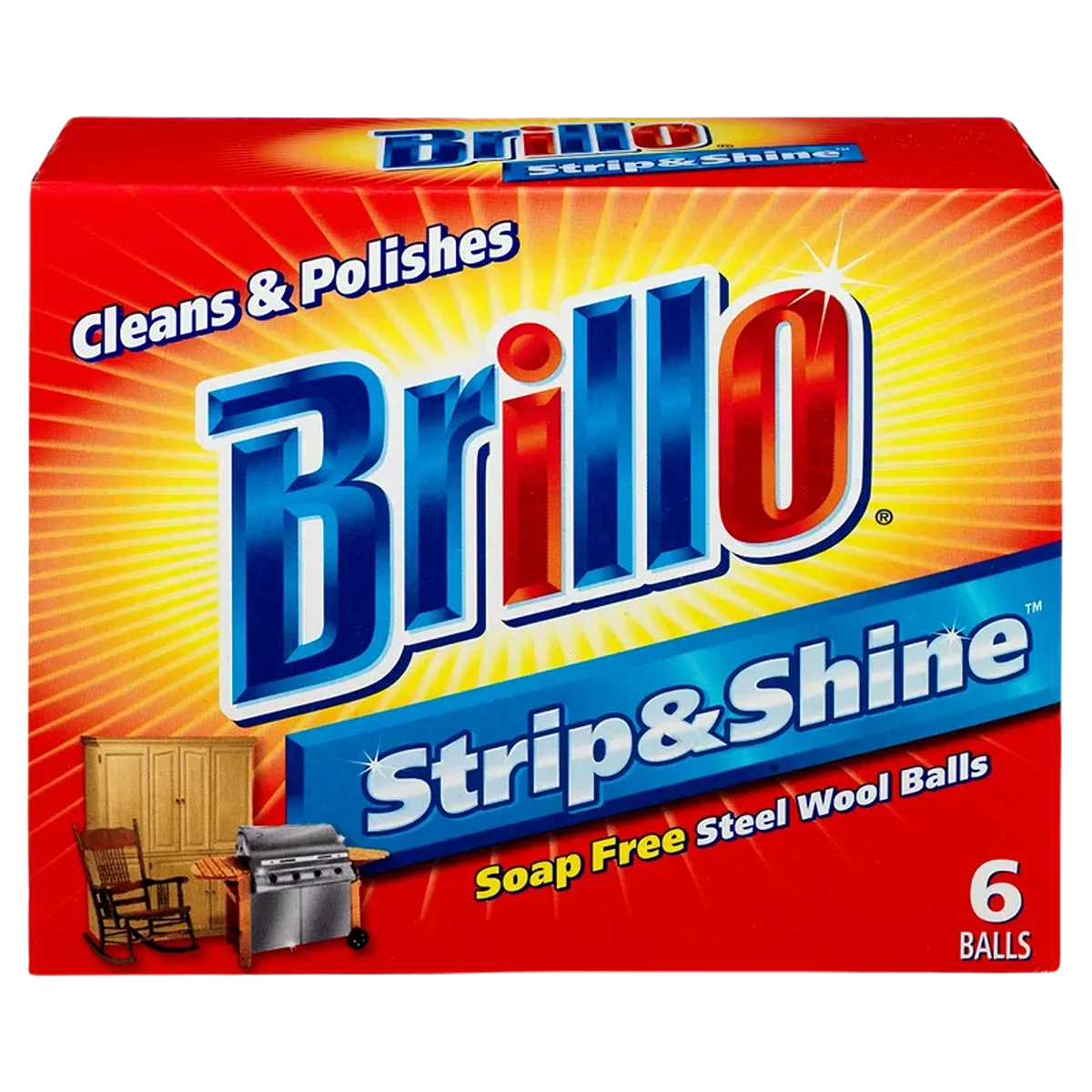 Brillo Supreme Steel & Shine 6p