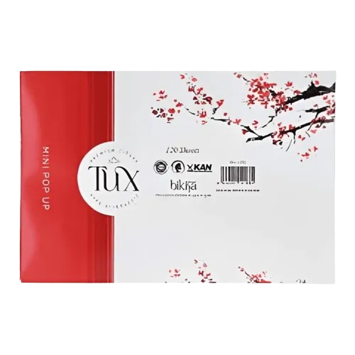 Tux Tissue Mini Pop Up Box 120 Sheets