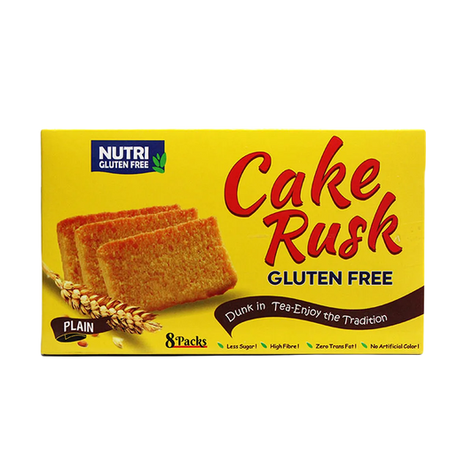 Nutri Gluten Free Plain Cake Rusk 100g