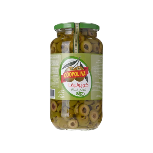 Coopoliva Olive Green Slice 935g