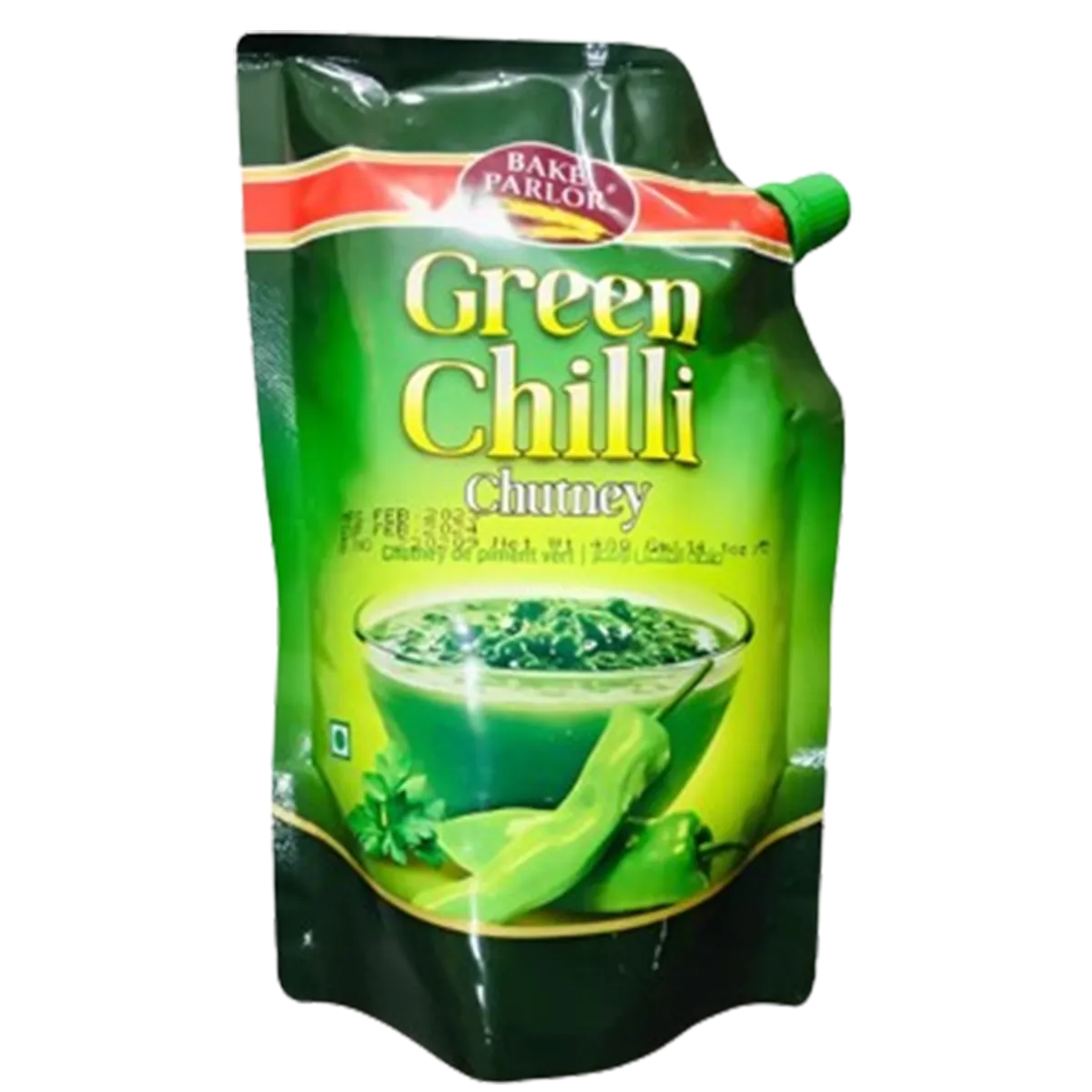 Bake Parlor Green Chilli Chutney 400g