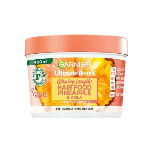 Garnier Ultimate Blends Hair Food Pineaplle 3In1 Mask 390Ml