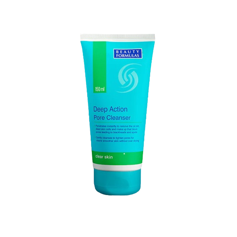 Beauty Formulas Deep Action Pore Cleanser Clear Skin 150ml