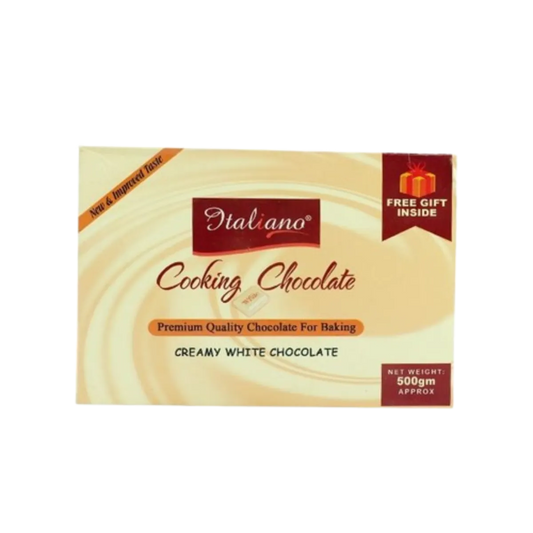Italiano Cuisine Cooking Chocolate White 500g