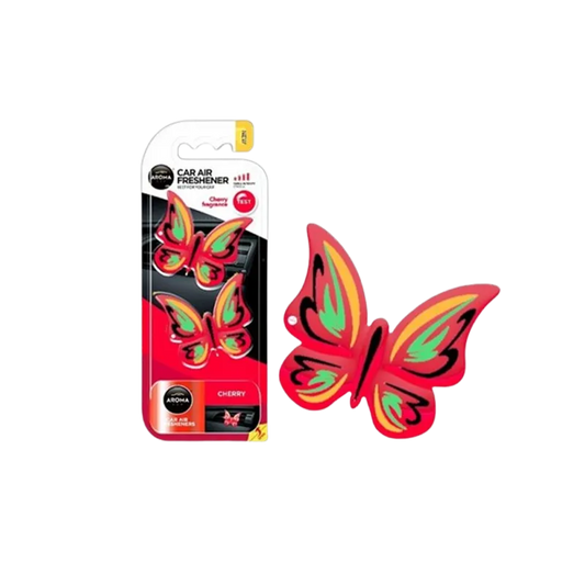 Aroma Car air freshener BUTTERFLY Cherry 2s