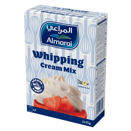 Almarai whipping crean mix 2 sachets