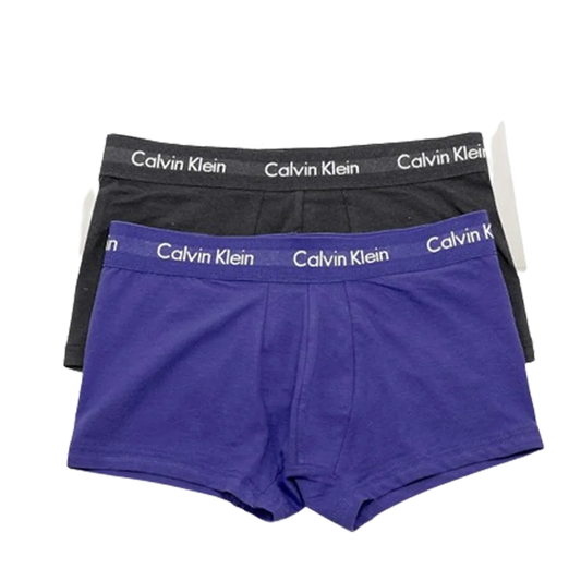 Calvin Klein Cotton Stretch Classic Fit 3 Pack Low Rise Trunks - Small Size