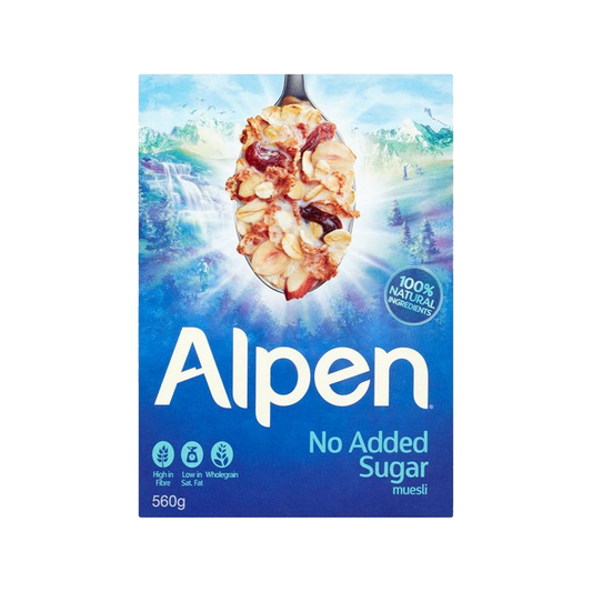 Alpen No Added Sugar Swiss Style Muesli 560G