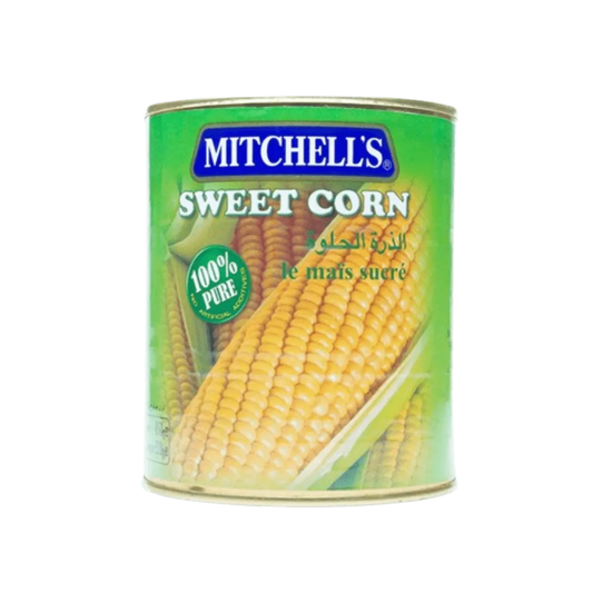 Mitchells Tin Vegetable Sweet Corn 850gm