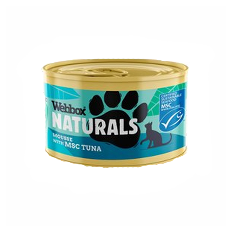 Webbox Natural Mousse With MSC Tuna 85G