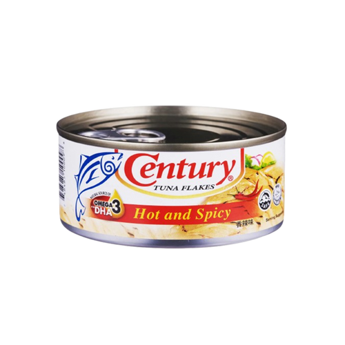 Century Tuna Flakes in Hot & Spicy Tin 180g