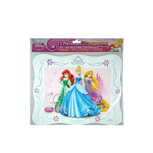 Disney Princess Paper Placemats 12/ct