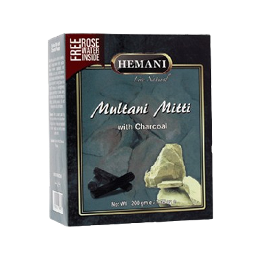 Hemani Multani Mitti with Charcoal 200g