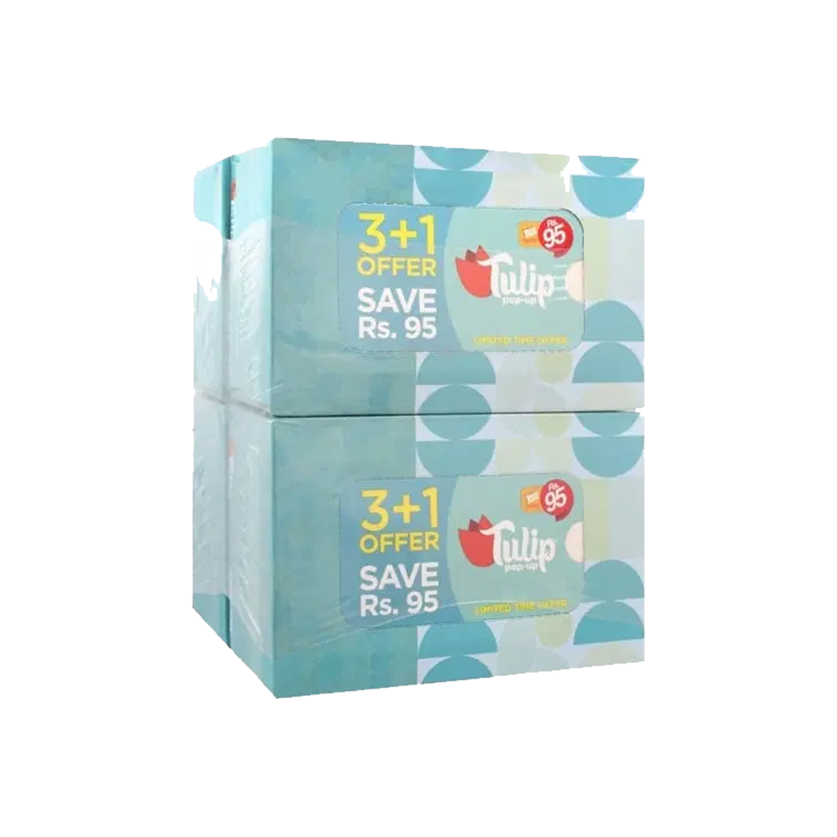 Rose Petal Tissue Tulip 3+1 Pack