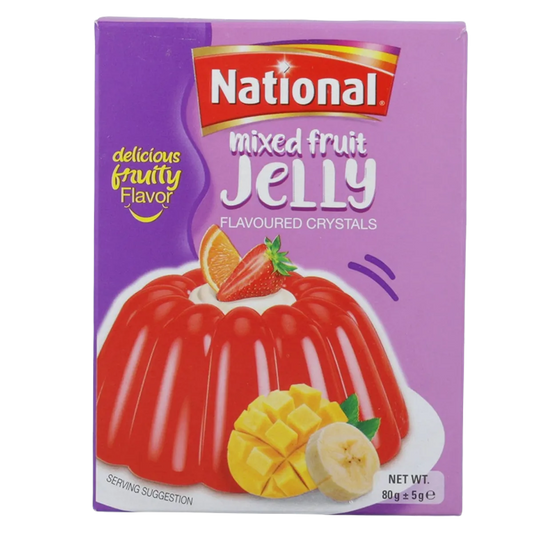 National Crystals Mixed Fruit Jelly 80g