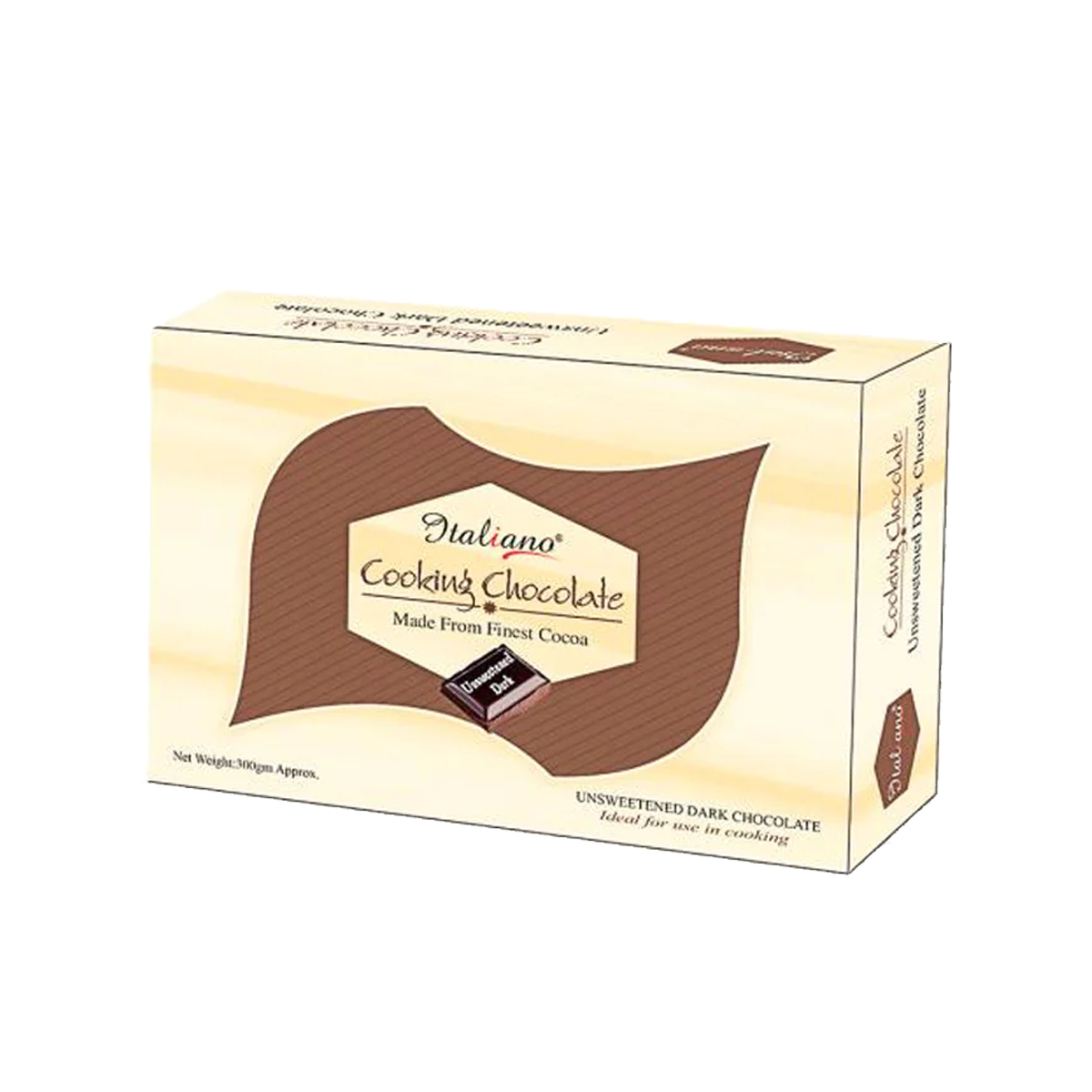 Italiano Cooking Chocolate Unsweetend Dark 300g