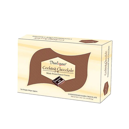 Italiano Cooking Chocolate Unsweetend Dark 300g